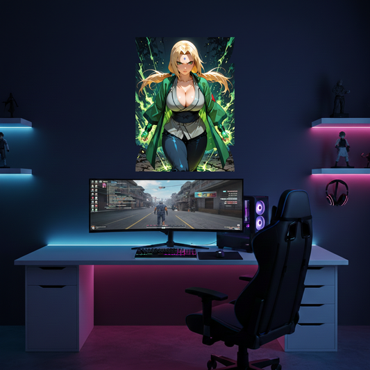 Tsunade – Naruto Metal Poster & Hokage Metal Display